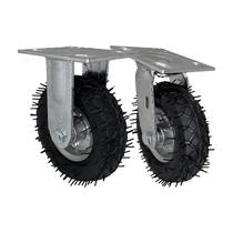 Kit 2 un rodizio fixo e giratório pneumatico cargo speed 6x2