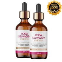Kit 2 Un Sérum Lifting Complexo Vitaminado Rosa Selvagem 30ml Kit 2 Un Sérum Lifting Complexo Vitaminado Rosa Selvagem 30ml