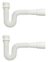 Kit 2 Un.Sifão Amanco Sanfonado Extensível Universal Pia Kit 2 Un.Sifão Amanco Sanfonado Extensível Universal Pia