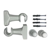 Kit 2 Un Suporte Plástico Varão Cortina Simples Comum Ilhós Argola 19mm Cor Ponteira Inclusa Com Base Kit 2 Un Suporte Plástico Varão Cortina Simples Comum Ilhós Argola 19mm Cor Ponteira Inclusa Com Base