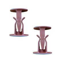 Kit 2 Un Trava Porta Prendedor Fixador Adesivo Parede Rodapé