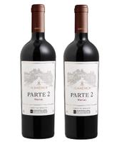 Kit 2 Un Vinho Almaúnica Ultra Premium Parte 2 Merlot D.O. 750 ml
