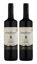 Kit 2 Un Vinho Aurora Marcus James Reservado Seco Tannat 750 ml Kit 2 Un Vinho Aurora Marcus James Reservado Seco Tannat 750 ml