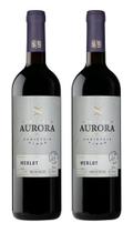 Kit 2 Un Vinho Aurora Varietal Merlot 750 ml Kit 2 Un Vinho Aurora Varietal Merlot 750 ml
