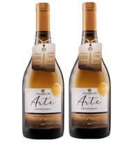 Kit 2 Un Vinho Casa Geraldo Arte Chardonnay Reserva 750 ml