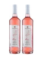 Kit 2 Un Vinho Casa Geraldo Miss Rosé Suave 750 ml