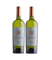 Kit 2 Un Vinho Casa Valduga Origem Chardonnay 750 ml