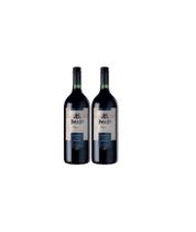 Kit 2 Un Vinho de Mesa Jota Pe Tinto Seco Tradicional 1 L