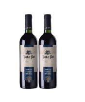Kit 2 Un Vinho de Mesa Jota Pe Tinto Seco Tradicional 750 ml