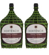 Kit 2 Un Vinho Hortência Cabernet Sauvignon Reserva Garrafão 4,55 L