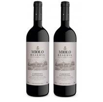 Kit 2 Un Vinho Miolo Reserva Cabernet Sauvignon 750 ml