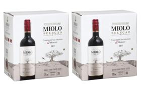 Kit 2 Un Vinho Miolo Seleção Cabernet / Merlot Bag In Box 3 L Kit 2 Un Vinho Miolo Seleção Cabernet / Merlot Bag In Box 3 L