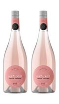 Kit 2 Un Vinho Monte Santana Savoir Merlot Rosé 750 ml