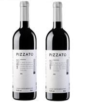 Kit 2 Un Vinho Pizzato Reserva Merlot 750 ml