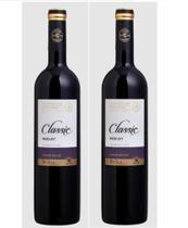 Kit 2 Un Vinho Salton Classic Reservado Merlot 750 ml