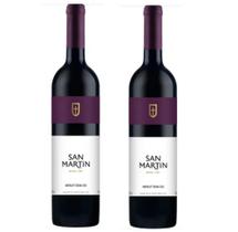 Kit 2 Un Vinho San Martin Merlot Demi-Sec 750 ml