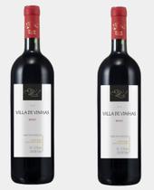 Kit 2 Un Vinho Villa de Vinhas Merlot 750 ml