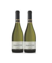 Kit 2 Un Vinho Zanotto branco Seco Sauvignon Blanc 750 ml Kit 2 Un Vinho Zanotto branco Seco Sauvignon Blanc 750 ml