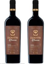 Kit 2 Un Vinho Zanotto Reserva Corte 750 ml Kit 2 Un Vinho Zanotto Reserva Corte 750 ml