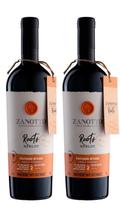 Kit 2 Un Vinho Zanotto Roots Merlot 750 ml