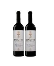 Kit 2 Un Vinho Zanotto Tinto Seco Tannat 750 ml