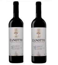 Kit 2 Un Vinho Zanotto Tinto Seco Tannat 750 ml
