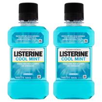 Kit 2 und Antisséptico Bucal Listerine Cool Mint 250ml
