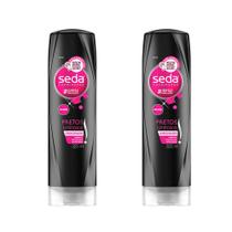 Kit 2 Und Condicionador Seda Pretos Luminosos 325ml