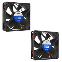 Kit 2 Und Cooler Ventilador Asa Fan 9025s-12 12v 92x92x25mm Resfriamento Eficiente Kit 2 Und Cooler Ventilador Asa Fan 9025s-12 12v 92x92x25mm Resfriamento Eficiente
