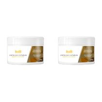 Kit 2 Und Creme Corpo Dourado Tratamento Para Rachadura 300g