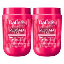 Kit 2 und Creme De Tratamento Dabelle Resgata Fios 800g