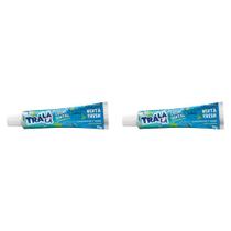 Kit 2 Und Creme Dental Trá Lá Lá Kids Menta Fresh Com Flúor 50g