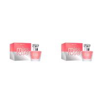 Kit 2 Und Deo Colônia Phytoderm Feminino Miss Rose 75ml