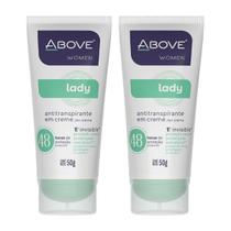 Kit 2 und Desodorante Above Bisnaga Lady 50g