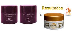 KIT 2 Und Desodorante Pierre Alexander Creme Antitranspirante + Parafina Lorkin