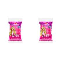 Kit 2 Und Esponja Banho Condor Kids Barbie 8303 Formato Bolsa Macia