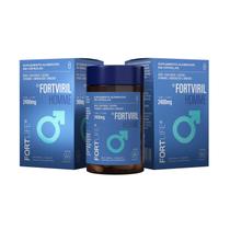 Kit 2 Und FortViril Homme 2400mg 60 Cápsulas FortLife