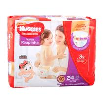 Kit 2 Und Fralda Huggies Disney Baby Roupinha Mega Tamanho Xg 24 Und