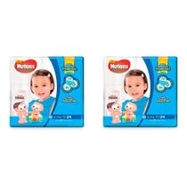 Kit 2 Und Fralda Huggies Turma Da Mônica Jumbo Tamanho Xg 24 Und - Turma Da Monica