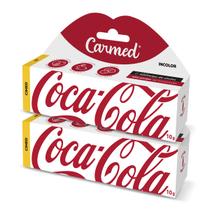 Kit 2 Und Hidratante Labial Carmed Coca-Cola Incolor 10g