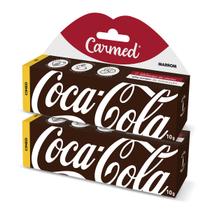 Kit 2 Und Hidratante Labial Carmed Coca-Cola Marrom 10g
