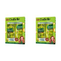 Kit 2 Und Kit Dabelle Hair Abacate Nutritivo Shampoo 250ml + Condiconador 200ml