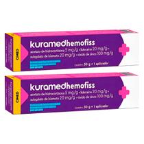 Kit 2 und Kuramed Hemofiss Pomada Com Aplicador 30g