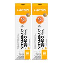 Kit 2 und Lavitan Vitamina C+ Zinco 10 Cpr Efervecente
