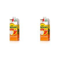Kit 2 Und Leite Ninho Integral Zero Lactose 1l