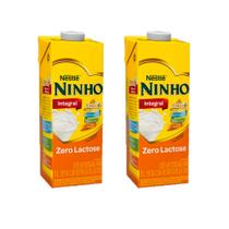 Kit 2 Und Leite Ninho Integral Zero Lactose 1l