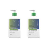 Kit 2 Und Loção Hidratante Corporal Pele Seca e Ressecada Rápida Absorção FortPhil FortLife 473ml Kit 2 Und Loção Hidratante Corporal Pele Seca e Ressecada Rápida Absorção FortPhil FortLife 473ml
