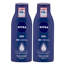 Kit 2 und Loção Hidratante Nívea Milk Pele Extra Seca 400ml