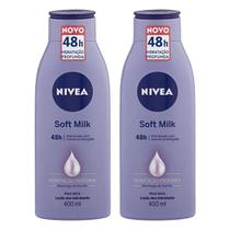 Kit 2 und Loção Hidratante Nívea Soft Milk 400ml Kit 2 und Loção Hidratante Nívea Soft Milk 400ml