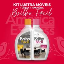 Kit 2 Und Lustra Móveis Brilho Fácil (Magnolia + Lirio )200ml - Brilho Facil - casa km